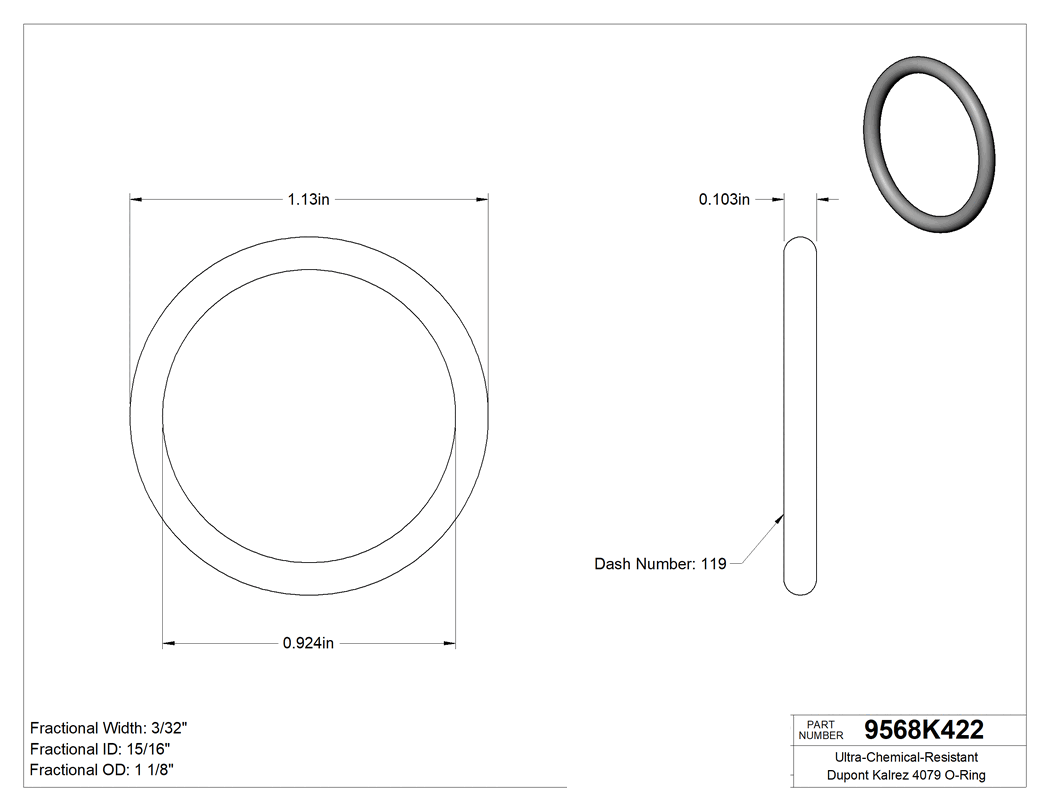Technical drawing - 9568K422